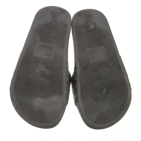 Salvatore Ferragamo Black Slide Sandal with embellishments - Picture 5 of 5